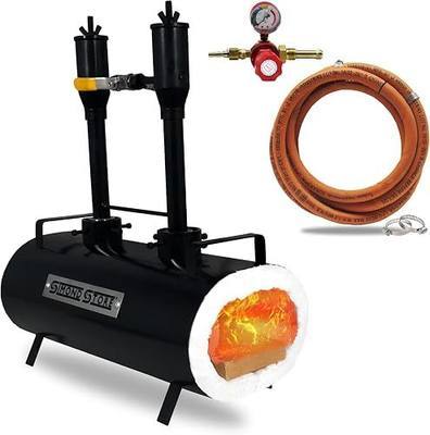Simond Store - Single Burner Portable Metal Propane Forge - 2600F Rated, | Blacksmith Forge - Ideal for Knife Making & Heat Treatment