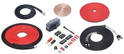 RECOIL PCK4 True 4 Gauge Oxygen Free Copper Amplifier Wiring Kits