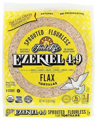 Food For Life, Flax Tortillas Ezekiel 4:9, 6 Count