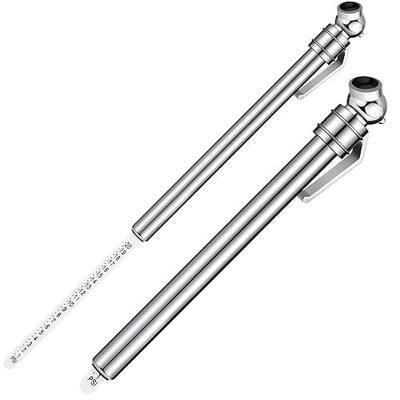 BBTO 2 Pieces 1-20 PSI Low Pressure Tire Gauges Pencil Tire Gauges for Reverse Osmosis Tank, Garden Tractors, Golf Carts, ATV, Sports Equipment