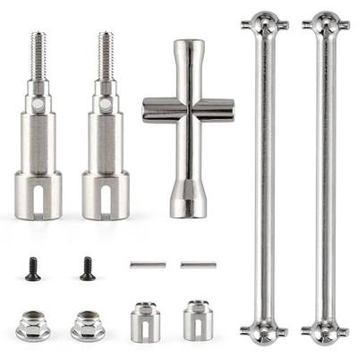 HAIBOXING RC Trucks 1/18 Scale Upgraded Spare Part for 2020 New Version 18859 18858 Metal Rear Drive shafts with diff Cups M1883 & M1885& M1817