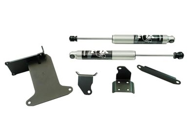 RealTruck SUPERLIFT SUSPENSION Dual Steering Stabilizer Kit for Ford F-250/F-350 | Fox 2.0 Series Cylinders | 92722 | Fits 2005-2023 Ford F-250 / F-350 4WD with 3" or More Lift