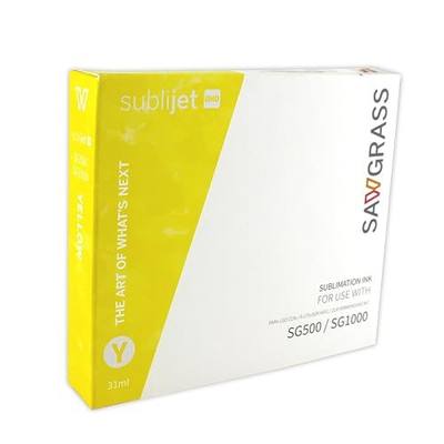 VHOB Sawgrass SubliJet UHD Sublimation Ink for Sawgrass SG500 & SG1000, Yellow Regular Capacity Cartridge 609104 (31ml)