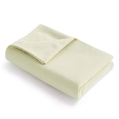FLXXIE King Flat Sheet - Brushed Microfiber Flat Sheet Only - Soft and Fade, Wrinkle-Free, Stain Resistance Flat Bed Sheet - Hotel Quality Top Sheet - (King, Ivory)