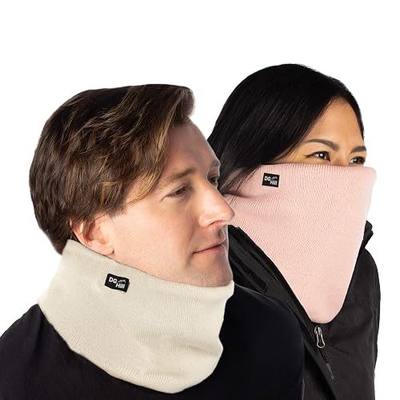 DG Hill Winter Neck Warmer - 2 Pack Face Mask Cold Weather - Neck Gaiter for Men Women Thick Thermal Fleece Lined Ski Outdoor