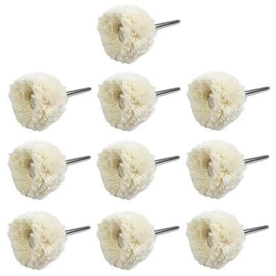 10pcs 1/8inch Cotton Polishing Buffing Wheel for Dremel Polishing Kit - Polishing Wheel or Silver Polish Wheel - Watch Polishing Kit - Jewelry Buffer Dremel