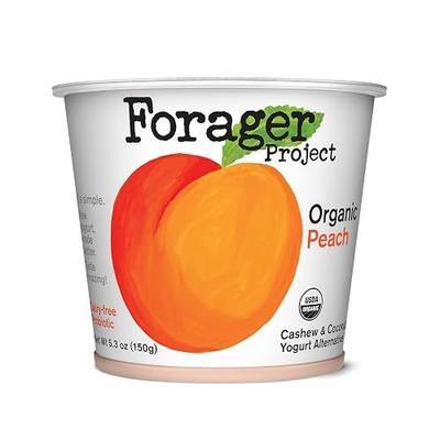 Forager Project, Yogurt Cashewmilk Peach, 5.3 Ounce