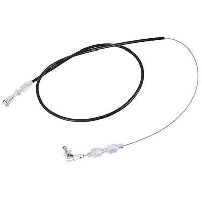 X AUTOHAUX 144cm Car Universal Braided Throttle Cable Kit Swap Fuel Line Kit Rubber Gas Cable