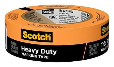 Scotch Heavy Duty Masking Tape, 1.41 in x 60.1 yd, 2020+-36AP, 1 roll