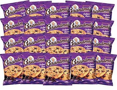 Grandma's Oatmeal Raisin Cookie, 2 count package (Pack of 20)
