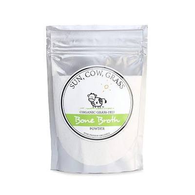Beef Bone Broth Powder - Organic Grass-fed Pure Protein Non-Gelling Type (300g)