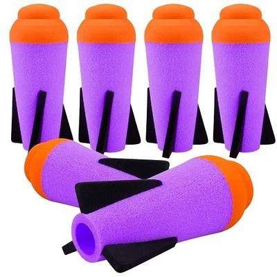 Ruibytree 6 Packs Mega Missile Refill for Nerf N-Strike Elite Series, Compatible Darts Mega Missile Refill Bullets Foam Rockets for Nerf Party