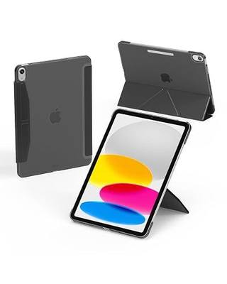 Feams Ultra Slim Case for iPad A16 11th Generation 11 Inch 2025, iPad 10th Generation 10.9 Inch 2022, Y-Fold Stand Cover Translucent Back with Portrait Mode, Magnetic Clasp & Auto Sleep, Black