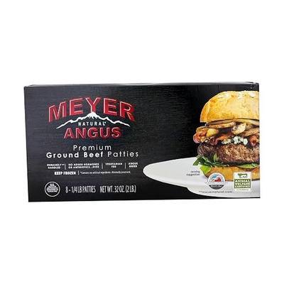 Meyer Natural Angus, Beef Burger Angus Freeze Step 1, 32 Ounce