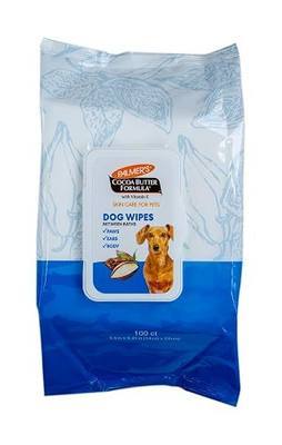 Palmer's for Pets Cocoa Butter Formula Refreshing Wipes for Dogs and Puppies - Paraben Free, Phthalate Free Dog Grooming Wipes with Vitamin E, Gentle Daily Use, 100 Count