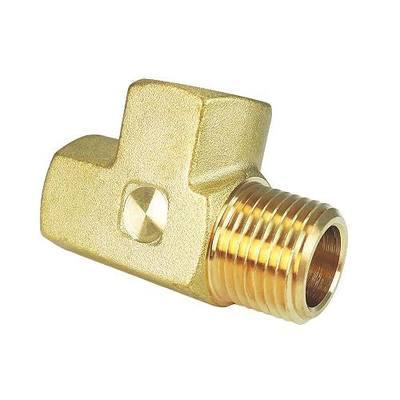 Nigo Forged Brass Tee - 3-Way Brass, Tee Fitting (1 1/2" x 1/2" x 1/2")
