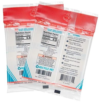 Blate Papes Edible Film Squares, 400 Count Refill | Gel Films for Taking Herbs and Supplements