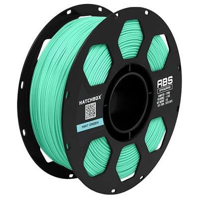 HATCHBOX ABS 3D Printer Filament, Dimensional Accuracy +/- 0.03 mm, 1 kg Spool, 1.75 mm, Mint Green