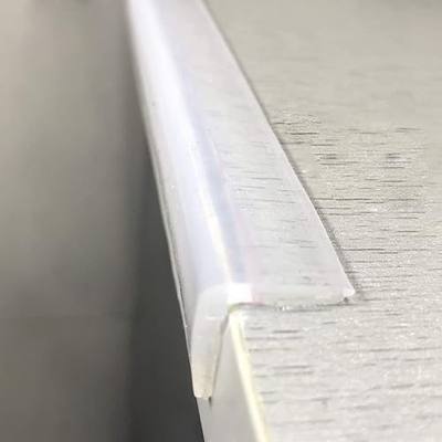 Clear 100% Silicone Edge Protector for Baby Proofing, Pre-Taped Furniture Wall Corner Guards, Damage-Free Toddler Bumper Strip for Wood Mable Table