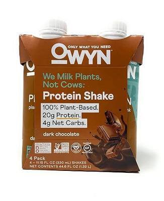 Owyn Dark Chocolate Plant Based Protein Shake 4pk, 11.15 FZ