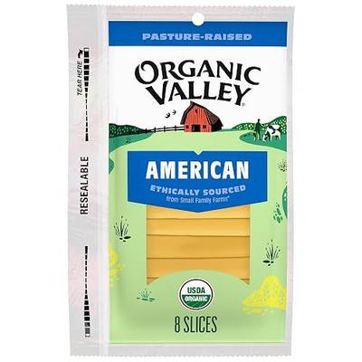 Organic Valley American Cheese Slices, 6 Oz