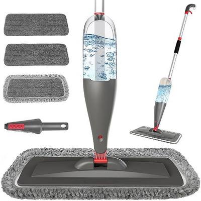 CLDREAM Spray Mop for Floor Cleaning with 3pcs Washable Pads | Wet Dry Use Microfiber Mop | 27 oz Refillable Bottle for Kitchen Hardwood Floor Wood Laminate Ceramic Tiles Dust Cleaning