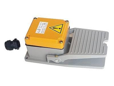 Heavy Duty Foot Pedal Switch Momentary AC 15A SPDT NO NC Aluminum Body Hands Free