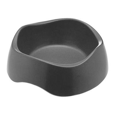 Beco Pets Bamboo Dog Food & Water Bowl, Non-Slip, Easy Clean, Grey, Large