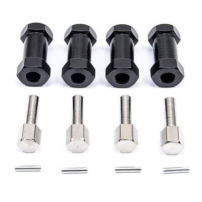 Readytosky 12mm Wheel Hub Hex Spacer 25mm Offset Extension Drive Adapter | For 1/10 Traxxas Rustler Axial SCX10 ii Wraith Gen7 Gen8 D90
