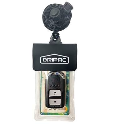 DRIPAC Waterproof Car Key FOB Case Waterproof Wallet Waterproof Holder Pouch For Key ID Badge Credit Card Money(Clear)