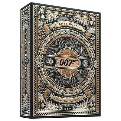 theory11 James Bond 007 Playing Cards – Gold Foil Spy Movie Poker Deck with Custom Aces, Jokers & Court Art for Magic, Cardistry, Game Night, Gifts, Bond Fans, Card Collectors, Magicians & Adults