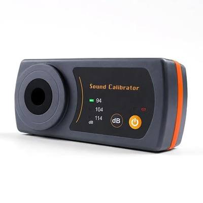 Decibel Meter Calibrator, High Precision SPL Meter Calibrator with 94dB 104dB 114dB Calibration Level, 1/2 Inch Mic Slot, 1000Hz Output, Low Battery Alert, Sound Level Calibrator for Lab Testing