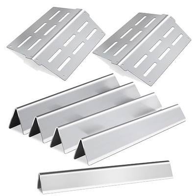 Stainless Steel Flavorizer Bars & Heat Deflector Gas Grill Replacement Parts for Weber Genesis 300 Series E310 E320 E330 S310 S320 S330 E-310 E-320 S-310 S-320 E/S-330 EP/CEP-310 EP/CEP-320 EP/CEP-330