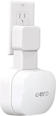 Outlet Wall Mount Only for eero 6 & 6+ mesh Wi-Fi System (NOT for Pro 6/Pro 6E), No Messy Wires & Space Saving Outlet Holder for eero Extender (1 Pack)