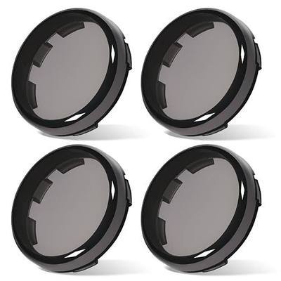 Benlari 2inch Smoke Bullet Turn Signal Light Lens Cover Anti-scratch Lenses Fit for Harley Touring Street Glide Road Glide Road King Electra Glide Softail Dyna Sportster Iron883 1200, 4PCS
