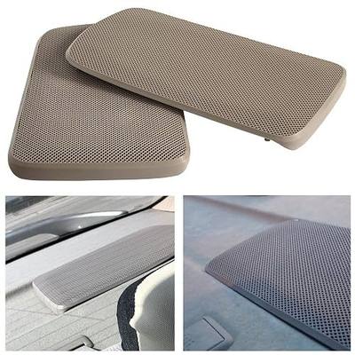 HECASA Replacement Rear Speaker Grille Covers Compatible with 2002-2006 Toyota Camry Pair For Left and Right Side Beige Replacement for T1A-04007-521AA-E0