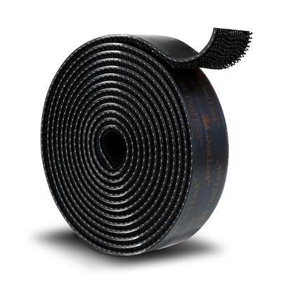 3M Dual Lock SJ3550A 1"×8ft Black Reclosable Fastener Mounting Tape 1 Pack | Interlocking Mushroom Shaped Strong Adhesive Hook Lock Sticky Tape Waterproof for Indoor and Outdoor, EZ Pass, Pedalboard