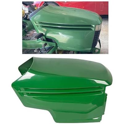 ECOTRIC Lower&Upper Hood Compatible with John Deere Models LX255 LX266 LX277 LX279 LX280 LX288 LX289, 325 335 345 355D, GT225 235 235E 245, GX255 325 335 345 355 Plastic Replace for AM132595 AM132529