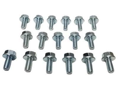 17pc Metric Transmission Oil PAN Bolt KIT Compatible with Chevrolet GM 4L60E 4L65E 4L70E 4L80E 700R4 200-4R Trans Oil Fluid Cover 4 Speed Overdrive M8 Flange Bolts LS1 Vortec