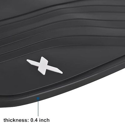 Car Floor Mat for BMW X3 G01 X4 G02 Custom Fit 2018 2019 2020 2021 2022 2023 2024 Black White Rubber Auto Floor Liners Set All Weather Protection Heavy Duty Odorless