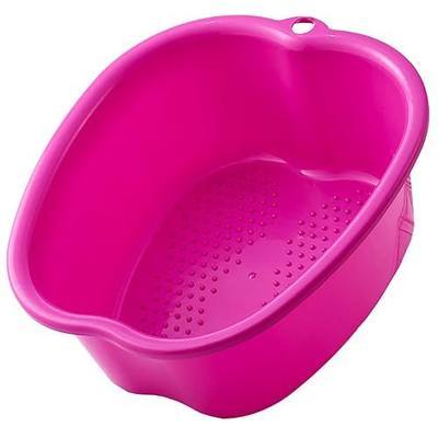 Foot Soaking Bath Basin, Sturdy Durable Plastic Foot Bath and Foot Massager Foot Bucket, Great for Getting the Dead/Old Skin Off Your Feet,Portable Foot Tub (FITS UP to A Men's Size 11)Purple