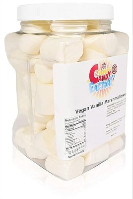Sarah's Candy Factory Vegan Jumbo Campfire Vanilla Marshmallow (24 Oz in Jar)