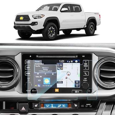 SKTU Screen Protector for 2016-2019 Toyota Tacoma Entune 7 Inch GPS Display Toyota Tacoma 2018 2019 Accessories Tempered Glass Anti Scratch HD Clear