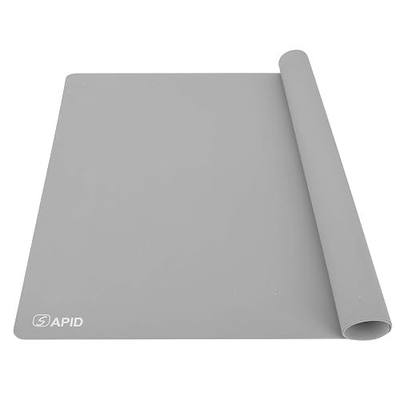 Sapid Large Silicone Sheet for Crafts Silicone Mat for Resin Art Painting | Extra Thick Jewelry Casting Mats, Nonstick Nonslip for Epoxy Resin, Art Painting, Heat-Resistant Counter Mat 20"x27.9", Gray