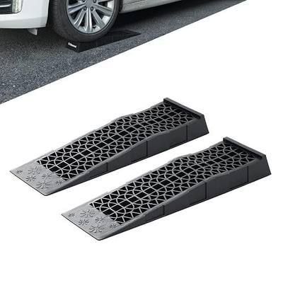 Ramps Low Profile Plastic Car Service Ramps 3 Ton Truck Vehicle - 2 Pack