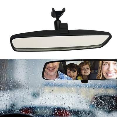 10.5" Rear view mirror, Interior rearview mirror Kit Compatible With Toyota Corolla, RAV4, Ford Focus, Jeep Wrangler, CJ, Nissan Rogue, Murano, Kicks, Sentra, Altima, Armada SUV, Car