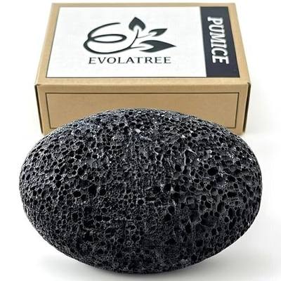 Evolatree Natural Volcanic Pumice Stone for Feet – Eco-Conscious Gentle Callus Remover & Foot Scrubber for Smooth Skin, Designed in Canada for Mindful Foot Care Rituals
