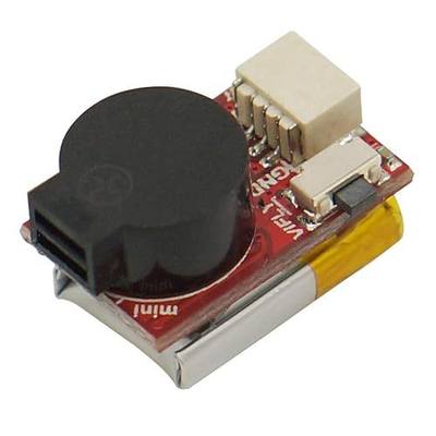 VIFLY Finder Mini FPV Racing Drone Buzzer with Built-in Battery Lost Drone Alarm Tracker 100dB for FPV Drones and RC Planes (1pc Package)