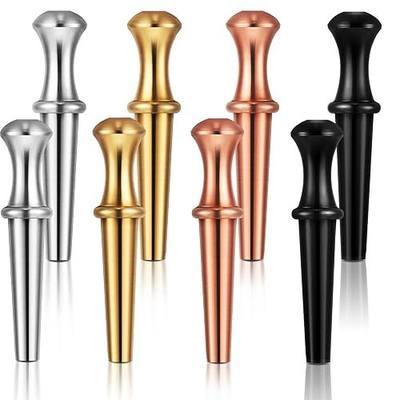 Mudder 8 Pieces Metal Cribbage Pegs Fit 1/8 Holes with a Tapered Design for Cribbage Pegs with 4 Colors