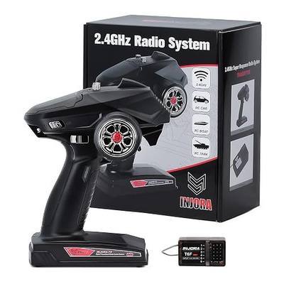 INJORA T6F 6CH 2.4GHz Transmitter with Receiver for 1/8 1/10 RC Car